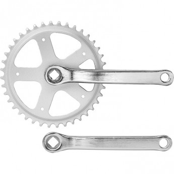 Шатуны HDL-S140 1/2"х3/32" 40Т 165 мм, хромированные Шатуны HDL-S140 1/2"х3/32" 40Т 165 мм, хромированные