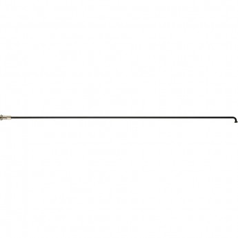 Спица с латунным ниппелем 262 мм, стальная черная Спица с латунным ниппелем 262 мм, стальная черная
